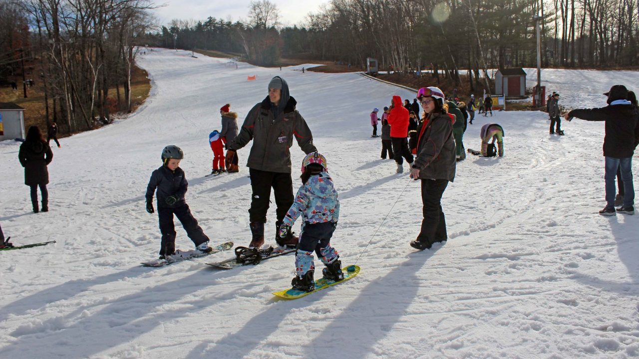 No Snow in the Northeastern USA, but there is still skiing in New Hampshire